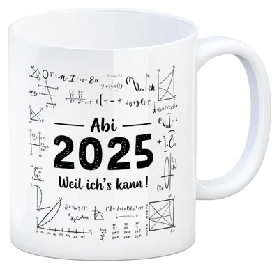 Produktbild von ABI 2025 Kaffeebecher - Weil ichs kann