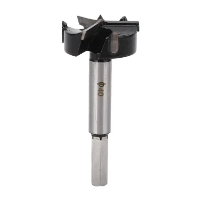 Obrázek produktu pro Forstner bit, 3 břity, 40 mm, karbid, rozšiřovač otvorů pro obrábění dřeva