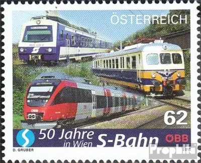 Produktbild von Briefmarken Österreich 2012 Mi 2975 (kompl.Ausg.) postfrisch Schnellbahn