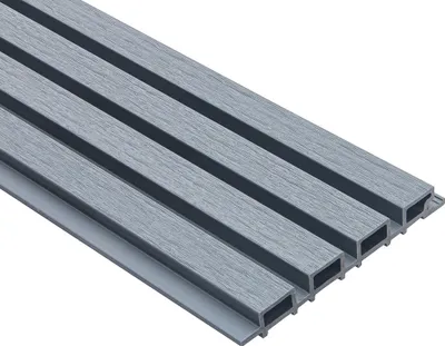 Immagine prodotto di Home Deluxe - Rivestimento in WPC DUVAR - colore: grigio chiaro, dimensioni: 10 m² ca. 190 x 21,9 x 2,6 cm, incluso materiale di montaggio I pannelli di rivestimento Profili di rivestimento Rivestimento per abitazioni