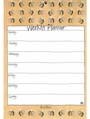 Image de Agenda hebdomadaire A4/60K « Les abeilles » - Alex Clark