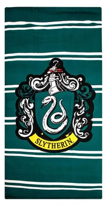 Produktbild von Harry Potter Slytherin Strandtuch aus Mikrofaser