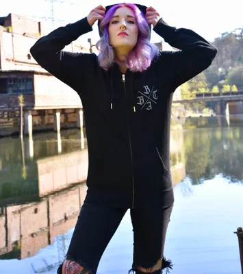 Produktbild von BadAss Bastards - Skull, Zipper