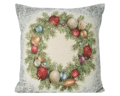 Image de Housse de coussin de Noël Eurofirany, polyester, multicolore, 45 cm x 45 cm