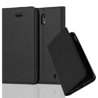Image de Cadorabo Housse pour Nokia 2 2017 Housse de protection en noir Etui pour téléphone portable Case Cover Fermeture magnétique