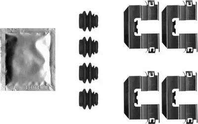 Produktbild von TEXTAR 82552300 Zubehörsatz Scheibenbremsbelag Hinten für MINI Schrägheck (F56) Schrägheck (F55) Cabrio (F57)