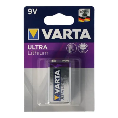 Image de Batterie VARTA Ultra Lithium 1 9V