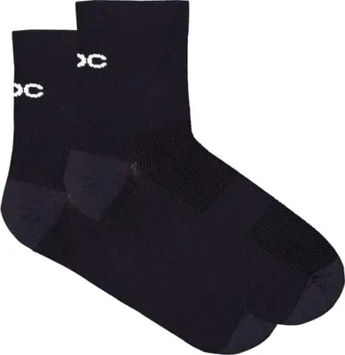 Imagen del producto de Calcetines de ciclismo POC, modelo CADENCE ROAD SHORT, color negro, talla 43-45