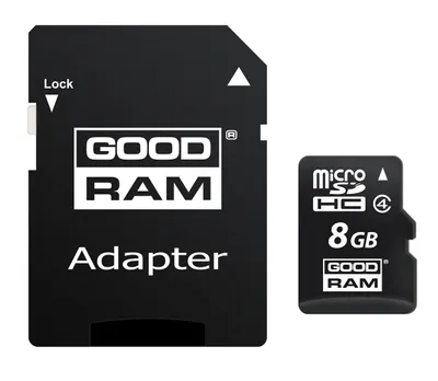 Image de Carte microSDHC Goodram M40A 8 Go UHS-I Classe 4