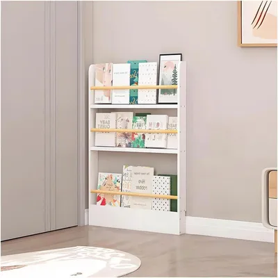 Produktbild von Bücherregal Kinder Holz Weiß 60x10x89cm