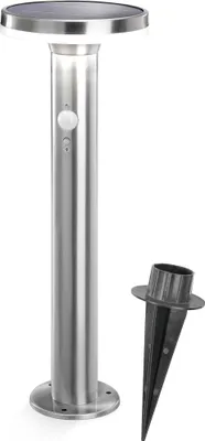 Produktbild von esotec Solar PIR-Standleuchte Lena 45 cm aus Edelstahl wetterfest outdoor 102594