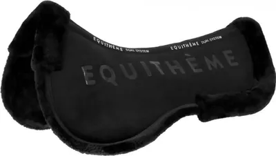 Produktbild von Equithème Schabracke Dual System, Größe:Warmblut, Farbe:schwarz