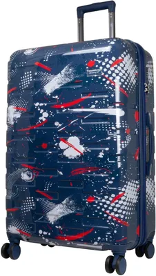 Produktbild von Hartschalen Trolley Koffer mit Dehnfalte - Cespara Dunkelblau Gr. XL