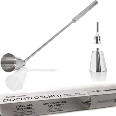 Edelstahl-Kaarsenblusser, 30 cm, mit Knickscharnier