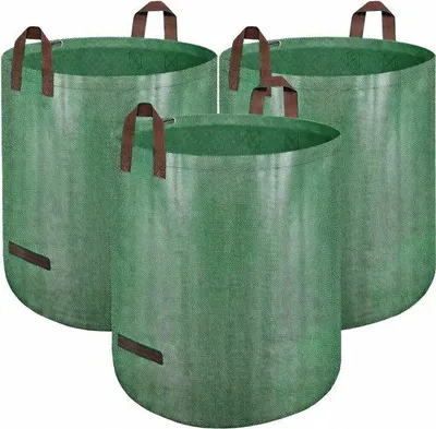 Produktbild von Famanu Gartenabfallsack Set von 3 - selbststehend, 272 l, mit Handgriffen