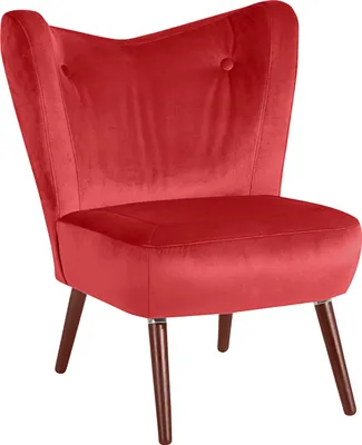 Produktbild von Max Winzer Sessel Sari - Samtvelours rot - Maße: 70 x 69 x 86 cm