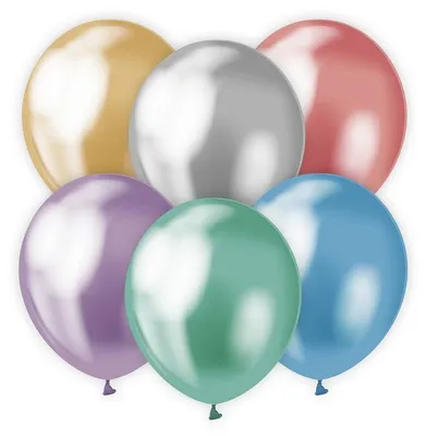 Image de 7 Luftballons brillants bunt