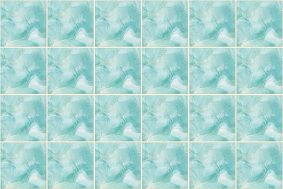 Produktbild von Fliesenaufkleber 15x15 cm – 24 Stück – Selbstklebend – Wasserfest – Pflegeleicht – Hitzebeständig – Für Küche & Bad – Zarte Wellen und Linien