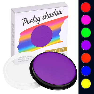 Produktbild von Kinderschminke UV neon fluoreszierendes Lila 30g
