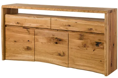 Immagine prodotto di MASSIVMOEBEL24 | credenza in legno di Quercia Selvatica 191x45x96 quercia naturale oliato PURE OAK #102