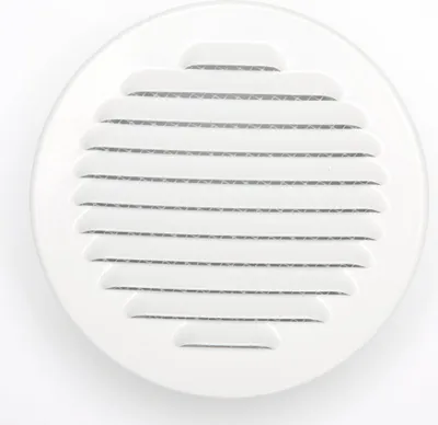 Produktbild von Lüftungsgitter aus lackiertem Aluminium, Durchmesser 15 cm