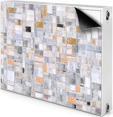 Produktbild von Magnet Heizkörperabdeckung Heizkörperverkleidung Verkleidung Abdeckung 80x60 cm  - Bunte Fliesen