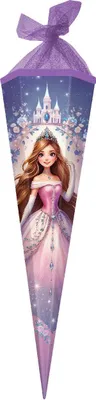 Produktbild von Goldbuch Schultüte 85 cm 6-eckig Prinzessin Sternenglanz