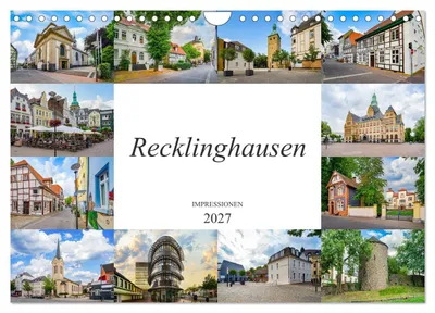 Produktbild von Recklinghausen Impressionen (Wandkalender 2027 DIN A4 quer), CALVENDO Monatskalender