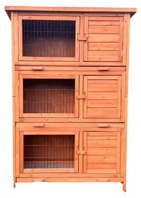 Obrázek produktu pro Huka MacHook 3 králíkárna dřevěná 98x51,5x145 cm
