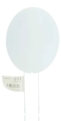 Produktbild von nature trends Oster-Deko Pflanzenstecker in Eiform Weiß ca. 15 cm - Metall