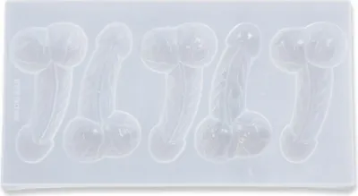 Produktbild von Eisform in Penisform mit 5 Hohlrä umen