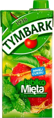 Image de Boisson à la menthe et aux pommes Tymbark 1 L