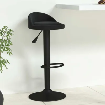 Produktbild von "2026 Promotion" Barhocker Schwarz Samt  - Barhocker CC18641