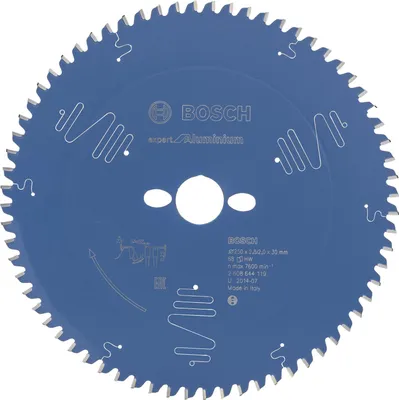 Image de Lame scie circulaire Expert Alu BOSCH 68 dents 250x30x2,8/2 mm - 2608644119