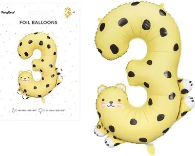 Produktbild von Riesenzahl #3 Gepard | ca. 72 x 109 cm