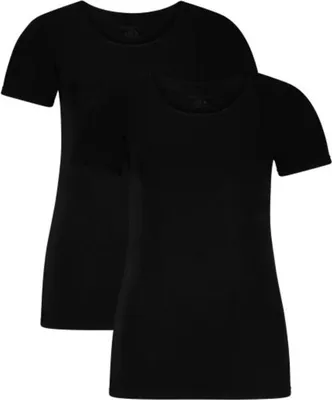 Produktbild von Bamboo Basics T-Shirt Kate - Black - 2-Pack, Farbe:Black, Größe:XXL