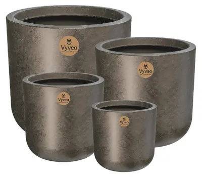 Produktbild von Vyveo - Blumentopf Orena - Gold metallic - Set van 4