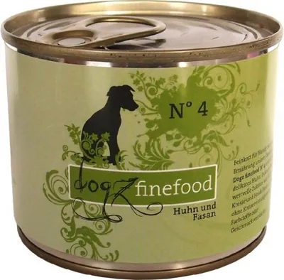 Produktbild von Dogz finefood N° 4 - Huhn & Fasan, Adult, jede Rasse, Huhn, Fasan, 200 g
