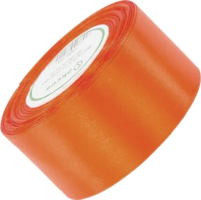 Produktbild von Satinband 50 mm - Orange - 32 Meter