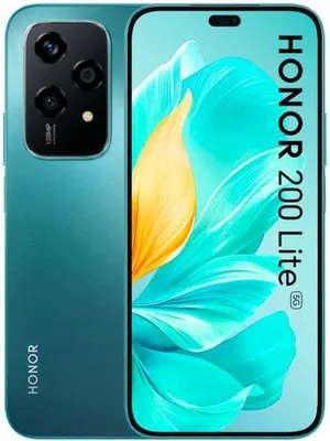 Produktbild von Honor 200 Lite 5G, 17 cm (6.7"), 8 GB, 256 GB, 108 MP, Android 14, Cyan