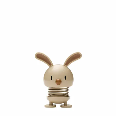 Produktbild von Hoptimist Small Bunny, Wackelfigur, Hase Wackel Figur, Ostern, Dekoidee, Dekoration, Kunststoff, Latte, H 9 cm, 26183