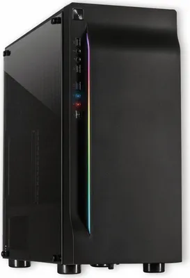 Obrázek produktu pro Inter-Tech A-3411 Creek, Tower, PC, Černá, ATX, ITX, Micro ATX, Modrá, Zelená, Červená, Čelní