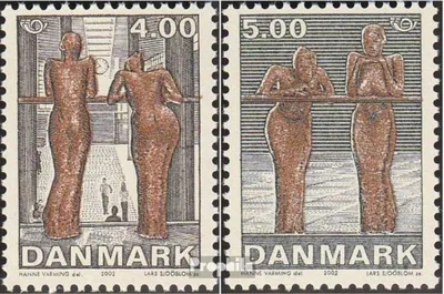 Produktbild von Briefmarken Dänemark 2002 Mi 1303-1304 (kompl.Ausg.) postfrisch NORDEN