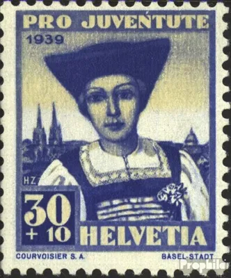 Produktbild von Briefmarken Schweiz 1939 Mi 362 postfrisch Pro Juventute