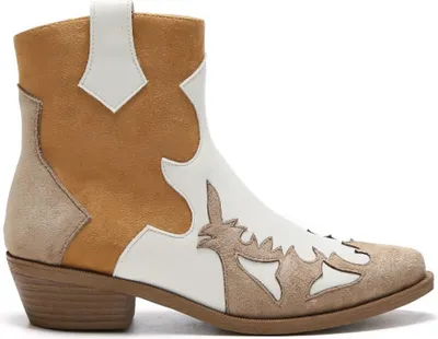 Produktbild von Korte Cowboylaarzen Camel Flame Khaki