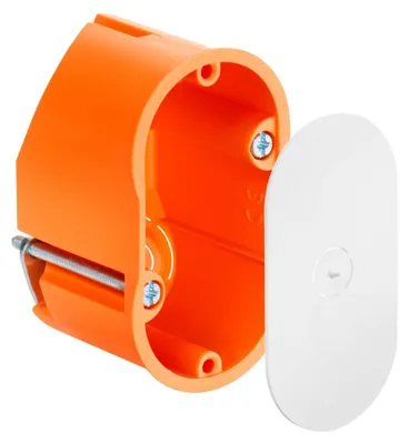Zdjęcie produktu dla Skrzynka przyłączeniowa 65x35 mm – puszka podtynkowa 65x35 mm D = 35 mm 9148-00
