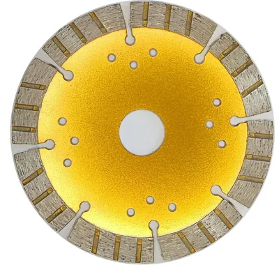 Imagen del producto de Disco de corte diamantado, hoja de sierra de diamante de 125 mm de diámetro, con un orificio de 22,22 mm, para cortar piedra artificial y baldosas