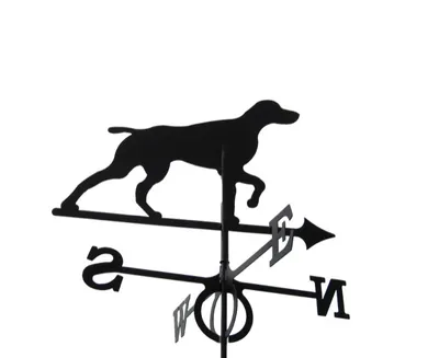 Produktbild von SvenskaV Wetterfahne Jagdhund groß in schwarz