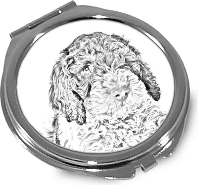 Obrázek produktu pro Art-Dog Kapesní zrcátko – Lagotto romagnolo