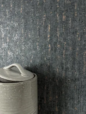 Produktbild von NEWROOM Tapete Nyla Anthrazit Vliestapete - Modern Unifarbe Struktur  Germany